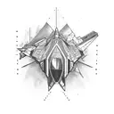 sr71 blackbird  tattoo design idea