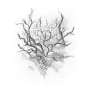 vine and the branches John 15:5 tattoo design idea