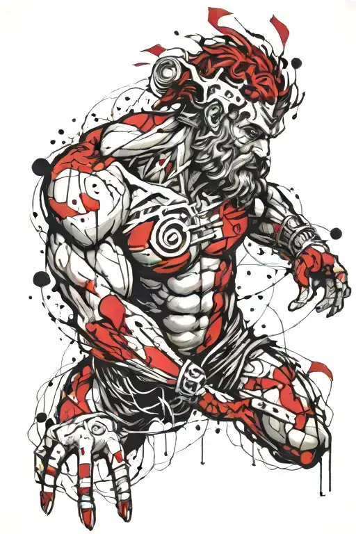 atlas holding the world Greek mythology inspired tattoo tattoo design idea