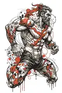 atlas holding the world Greek mythology inspired tattoo tattoo design idea