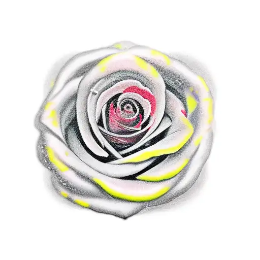 dagger rose snake  tattoo design idea