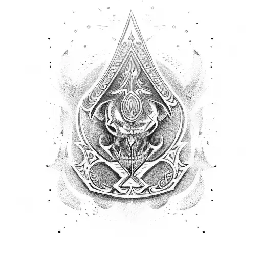 Ace of Spades tattoo design idea
