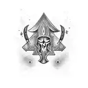 Ace of Spades tattoo design idea