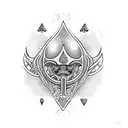 Ace of Spades tattoo design idea