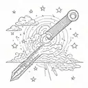 Lsp song Meteor Shower tattoo design idea