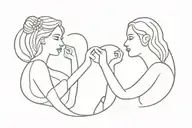Sofia and amelia tattoo design idea