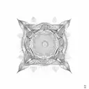 mandala snake tattoo design idea