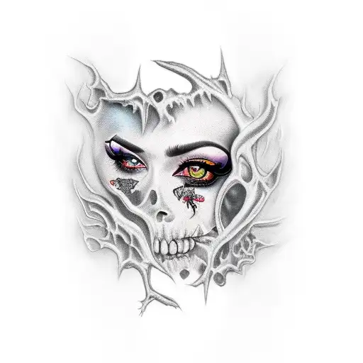 Elvira  tattoo design idea