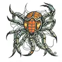 spider tattoo design idea