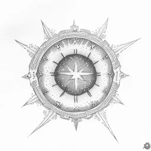 An intricate dotwork tattoo of a night sky filled with shooting stars, reflecting the client's fascination with stars and their role as a mom tattoo design idea