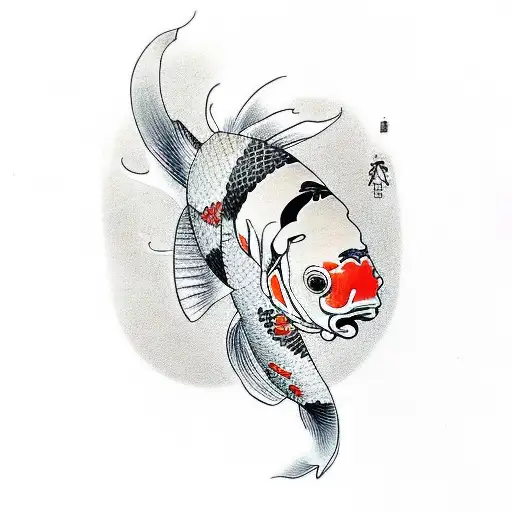 Koi Fish tattoo design idea