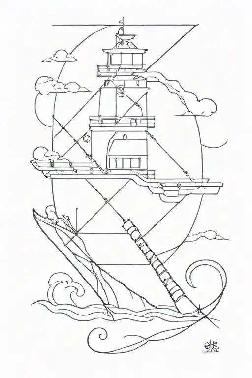 seafarer tattoo design idea