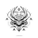 Viking worldtree with snake tattoo design idea