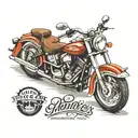 make 40 years old enjoy motorcycles baggers and music plus singing and video games  tattoo design idea
