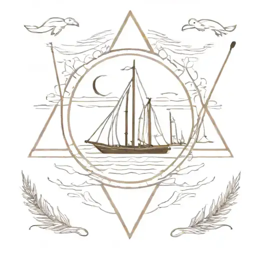 Maltese regatta club tattoo design idea