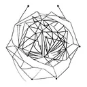 ball and chain  tattoo design idea