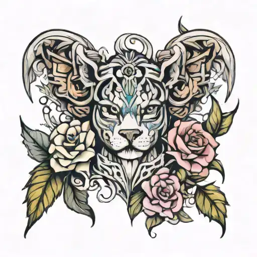 Malia, Heather, crystal tattoo design idea