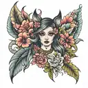Malia, Heather, crystal tattoo design idea