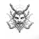 Dionysus tattoo design idea