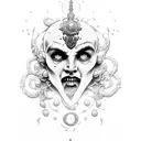 Dionysus tattoo design idea