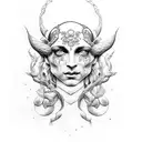 Dionysus tattoo design idea