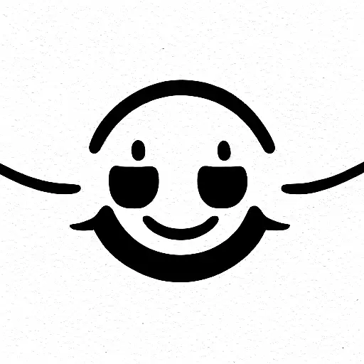 sunshine, smiley, happy, simple tattoo design idea