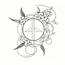 pacifism tattoo design idea
