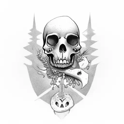 maos do quadro "criação de Adão", uma normal outra somente o esqueleto da mão. As frases "memento mori" e "carpe vitae" tattoo design idea