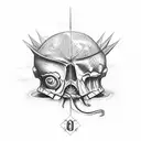 maos do quadro "criação de Adão". As frases "memento mori" e "carpe vitae" tattoo design idea