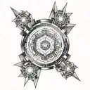 Arc Reactor tattoo design idea