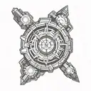 Arc Reactor tattoo design idea