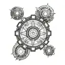 Arc Reactor tattoo design idea