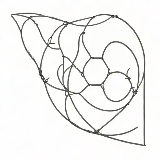 prison wire tattoo design idea