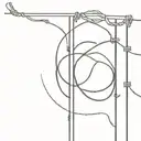 prison wire tattoo design idea