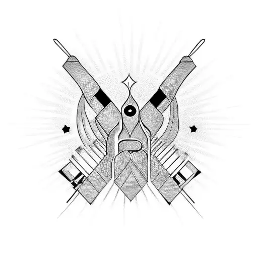 Trust No One tattoo design idea