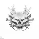 Trust No One tattoo design idea