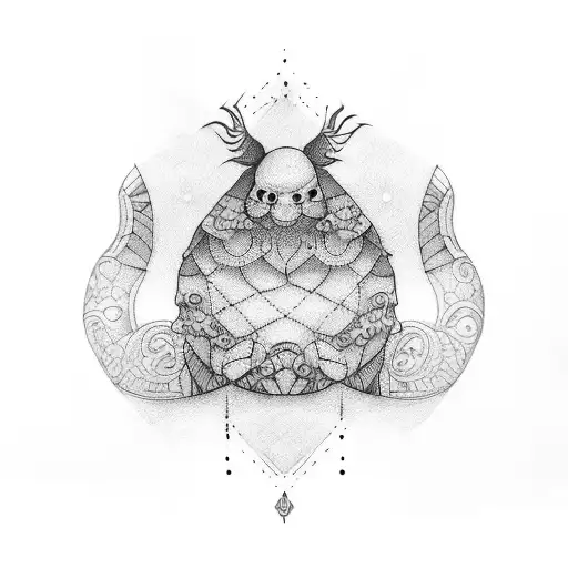 dumpling tattoo design idea