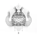 dumpling tattoo design idea