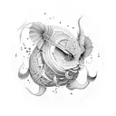 dumpling tattoo design idea