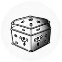 treasure chest emoji with a two tone rolex submariner tattoo design idea