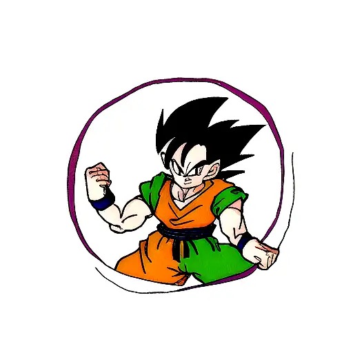 dragon ball tattoo design idea