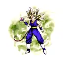 dragon ball tattoo design idea