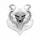 Hydra tattoo design idea