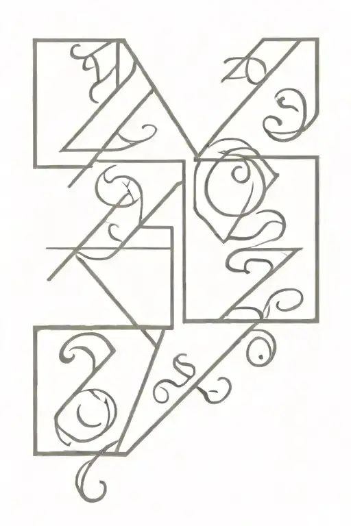 combination of numbers 1900 and 1927 greek simpler tattoo design idea