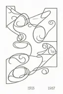 combination of numbers 1900 and 1927 greek simpler tattoo design idea