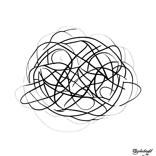 A minimalist tattoo of a group of three people holding hands, symbolizing the bond between your friends, family, and life tattoo design idea