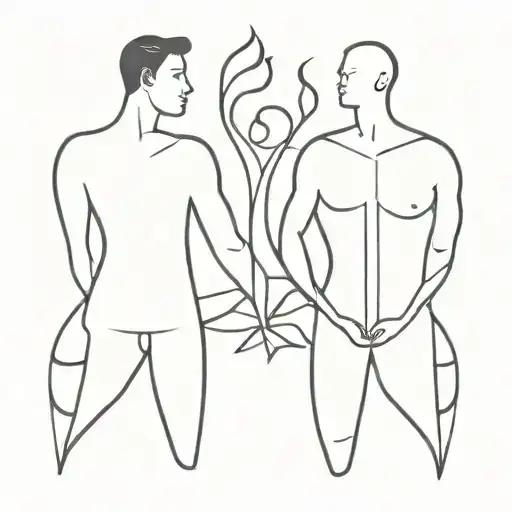 winner and loser  tattoo design idea