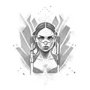 lara croft tattoo design idea