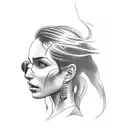 lara croft tattoo design idea