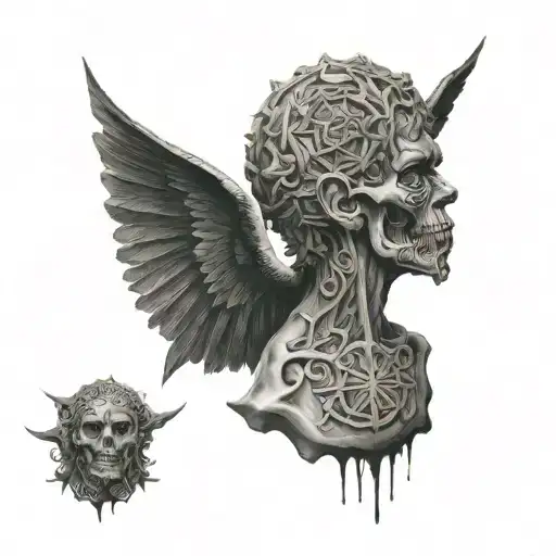 But I know only God can judge me tattoo design idea